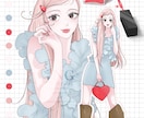 カワイイ女の子を描きます youtube動画イラスト 経歴有 イメージ3