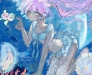 ラフ画のリテイク無制限で5月まで描きます ファンタジーの色濃いめ世界です。大切な思い出をイラストに。 イメージ2