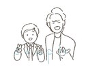 シンプルな似顔絵描きます 簡素なのにどこか似ている、そんな似顔絵を描きます。 イメージ3
