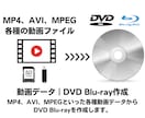 mp4等の動画データからDVD・BDを作成します 作成したDVD・Blu-rayは送料無料で発送します。 イメージ1