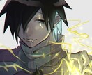 アイコン用などのイラストお受けいたします バストアップのましかくイラストお受けいたします イメージ1