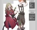 立ち絵制作いたします TRPG・動画素材・ゲームなどに！ イメージ3