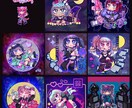 彩度の高い量産デフォルメキャラを描きます 画像2枚目の素体を元に、あなただけの1枚をお描きします！ イメージ4