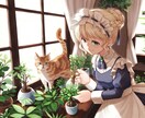 ほんわか可愛いイラストを描きます ■動物や女の子等の登場する暖かいイラスト■ イメージ4