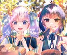 一枚絵描きます 可愛い、綺麗な女の子を得意としています! イメージ3
