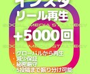 Instagramリール再生5000回増やします 見られる→バズる→フォロワー増！再生数から始める戦略 イメージ1