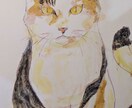 水彩画と色鉛筆で絵本調な似顔絵を作成いたします 大切なペットや家族、カップルの似顔絵（写真模写）を描きます イメージ3