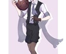 あなたのオリジナルキャラ全身たち絵描きます Trpgや動画などで使える立ち絵を描きます。 イメージ3