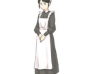 TRPG・ゲームに使用できる立ち絵を描きます あなたのキャラクターをデザインします イメージ1