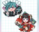 可愛いミニキャラ、デフォルメSD描きます 商用利用可/アイコン/配信用/グッズなどお気軽にご相談下さい イメージ3