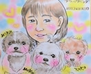 心に光を灯す、優しいアナログ似顔絵を描きます 見つめるたび、心がほどける魔法のような優しさをお届けします イメージ2
