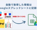 GASでスクレイピング自動化します GoogleスプレッドシートGASによるスクレイピング自動化 イメージ1