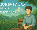 HSS型HSPの仕事と転職の悩みに寄り添います 転職や仕事のモヤモヤを一緒に整理し、働きやすさを手に入れる イメージ1