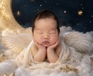 あの日撮れなかったニューボーンフォトを再現します 本物ではない。 でも、愛情は本物。 イメージ4
