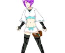簡単なイラストを描きます 可愛い女の子から筋骨隆々な男まで イメージ2