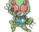 ヒーロー風のキャラクターイラスト作成します 特撮ヒーロー風のキャラクターイラストを作成します イメージ1