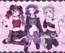 キャラクターの全身イラストを描きます 等身orデフォルメで、頭から足先までの全身イラストを制作 イメージ4