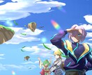一瞬を切り取った一枚絵描きます キャラと世界観を引き立たせる一枚絵を描きます イメージ1