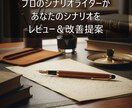 プロがシナリオをレビュー&改善提案します 構成やセリフ等、プロの目線でレビューいたします。 イメージ1