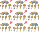 お子さまの絵をデザインペーパーにします 思い出の絵をそのままにしておくのはもったいない イメージ4