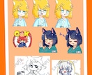 商用利用可◎SNSアイコンを描きます 可愛い女の子やリボンフリルなどのモチーフを描くのが得意です! イメージ7