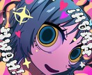歌ってみた動画用イラスト制作いたします オリジナルキャラクターで歌ってみた動画のイラストを制作します イメージ1