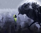 厚塗り風一枚絵・立ち絵描きます モンスターや人物の一枚絵を、厚塗りイラストでお届け。 イメージ2