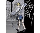 少年・少女イラスト制作いたします CDジャケット・ポスターなどの制作物を作る方へ イメージ7