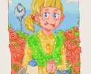 要望にそったイラストをお描きします アイコンや挿絵、創作のキャラクターなどイラストをお描きします イメージ2