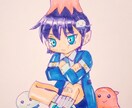 創作・オリジナルイラスト描きます 等身低め～ミニキャラまでご要望に応じます イメージ3