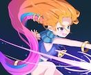 色のハッキリしたイラストを制作します アイコン、1枚絵、サムネ等、割と何でも描きます イメージ3