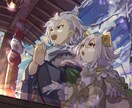 料金固定 低価格で美麗1枚絵を描きます 短時間納品で高クオリティな背景付きイラストを描きます イメージ5