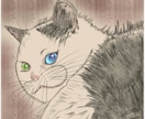即日納品可能、画像を参考に鉛筆スケッチを描きます 画像を元にスケッチ画から全面カラーの絵画まで心温まる物に。 イメージ9