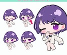 SDミニキャラ 表情差分5種セット描きます シンプルで使いやすいミニキャラ！配信やアイコンにも◎ イメージ3