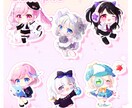 デフォルメのかわいいイラスト作成します キラキラもちもちデフォルメに可愛く仕上げます！ イメージ2