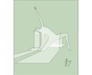 シンプルで爽やかなイラストを制作します 個人利用から商用利用までお気軽にご相談ください！ イメージ3