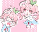 萌え系かわいい系♥ミニキャライラスト描きます 使用用途多数♥配信活動やグッズ・推しへのプレゼントにも！ イメージ4