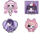 SDイラストお描きします 可愛いSDイラストを短納期でお描き致します イメージ1