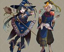 アイコンや立ち絵等に利用可能なイラストを制作します ぱっちりハッキリ！ダークさのある独特な絵柄です！ イメージ4