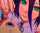 アイコン、1枚絵、キャラクターイラスト等を描きます まだまだ未熟な美術系学生ですが！！全力で！！描きます！！ イメージ3