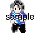 カラーでドット絵作成します シンプルだけど目を引く、どこか懐かしいような作風です イメージ3