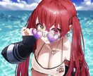 商用OK！綺麗なキャラクターイラスト描きます 本の表紙、挿絵、パッケージ、Vtuber、SNS利用など イメージ5