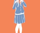 シンプルでかわいいおしゃれなイラスト描きます シンプルな線画のイラスト。SNS、ブログ、YouTube等に イメージ8