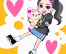 ブログやSNSに★似顔絵等のイラスト描きます コスプレ仕様もOK！ネット活動用や、知人へのプレゼントにも★ イメージ7