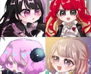 立ち絵アイコン一枚絵、なんでも描きます シュッとした絵柄で彩度の高めのイラストを描きます⚑︎⚐︎ イメージ5