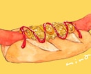 おいしそうな食べ物イラストをお描きします メニューの挿絵やショップカードに イメージ9