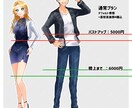 TRPG・フリーゲーム用立ち絵を制作します 基本バストアップ、オプションで全身にも対応します イメージ2