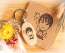 似顔絵やイラストでオリジナルコースターを作ります 開店祝いや記念日に◎フルオーダーで世界に1つのコースターを♪ イメージ4