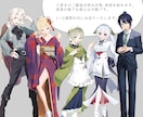 TRPG用の全身立ち絵を描きます 表情差分４枚無料＆修正無制限＆２週間で納品 イメージ3