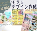 目にとまるようなチラシ作成します イメージをお伝え頂ければ、どんなチラシでも作ります！ イメージ1